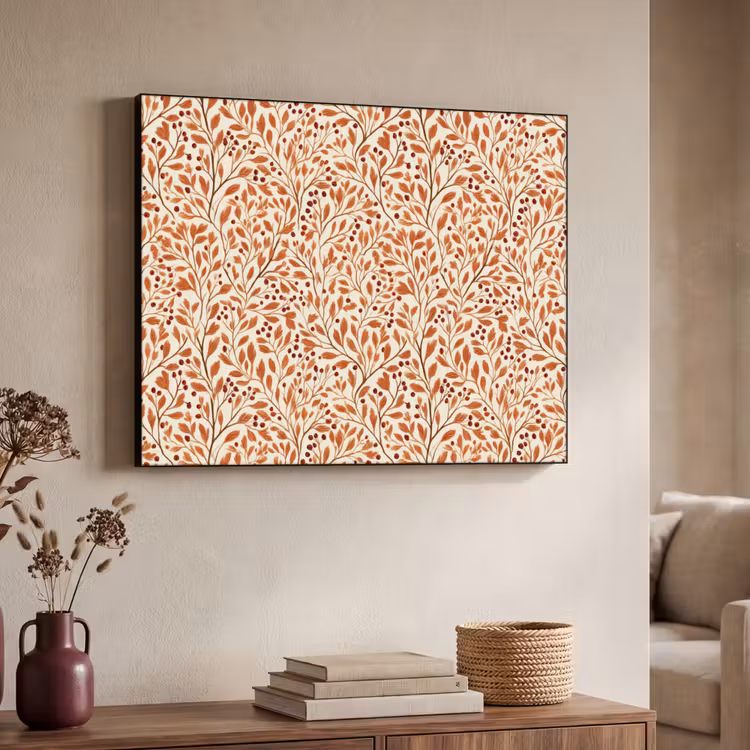 Art Frame - Bladeren - Botanisch  - Terracotta — 4