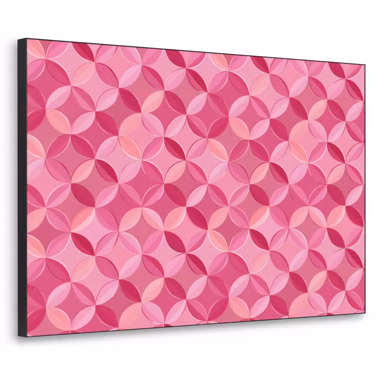 Art Frame - Geometrisch - Mozaïek - Modern - Roze — 1