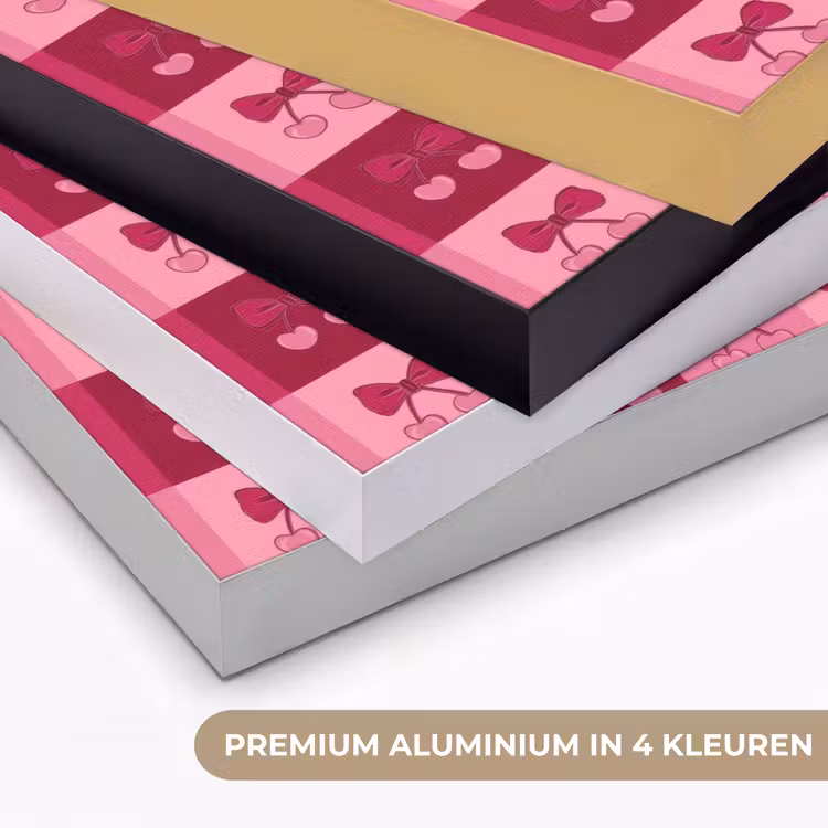 Art Frame - Kersen - Strikjes - Speels - Roze - Bordeaux — 5