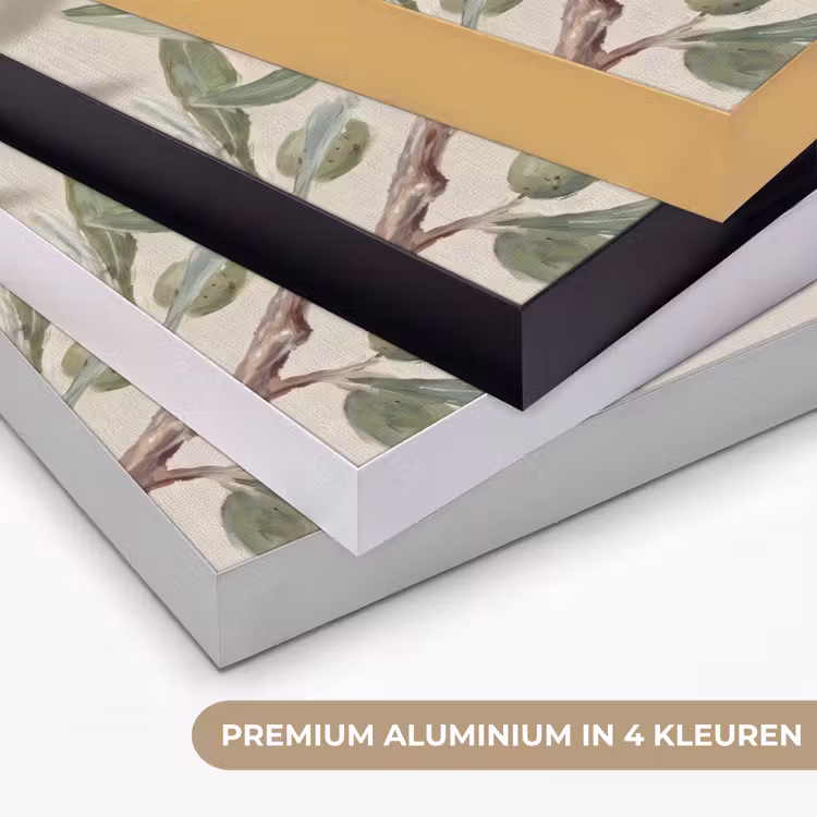 Art Frame - Olijftak - Bladeren - Natuur - Groen - Beige — 5