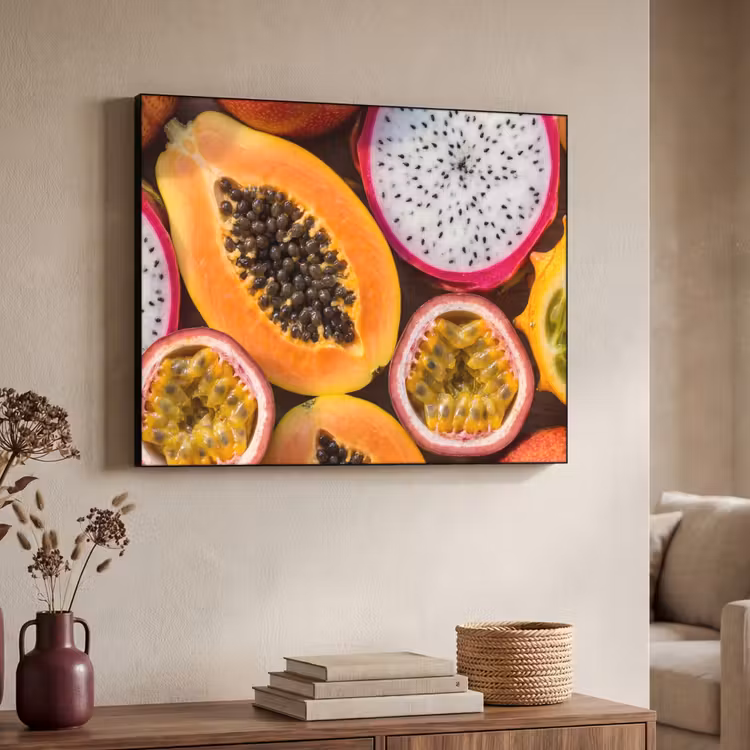 Art Frame - Fruit - Geopend - Tropisch - Eten - Kleurrijk — 4