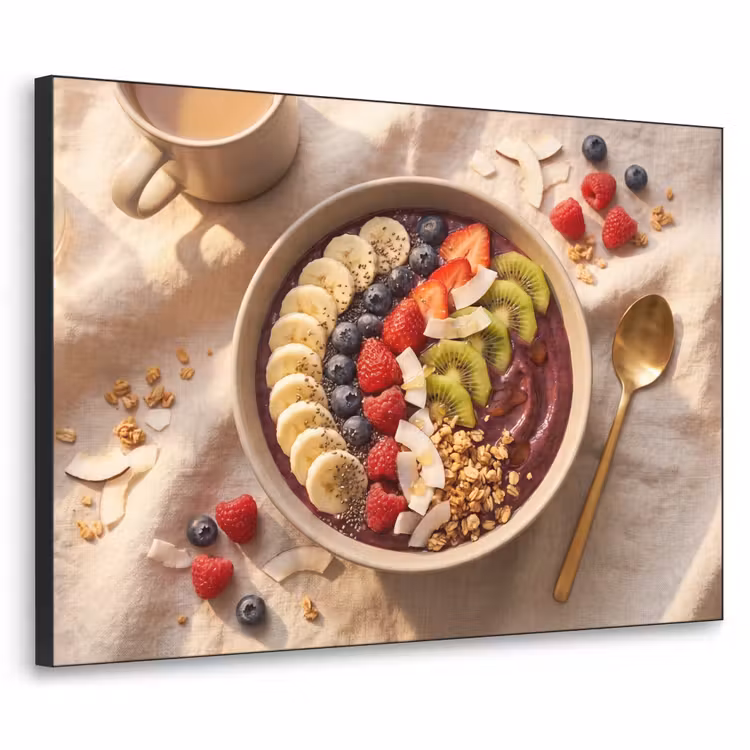 Art Frame - Eten - Ontbijtkom - Fruit - Gezond - Kleurrijk — 1