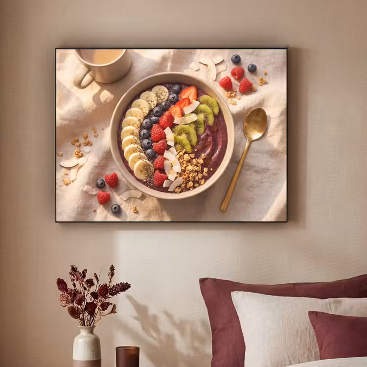 Art Frame - Eten - Ontbijtkom - Fruit - Gezond - Kleurrijk — 2