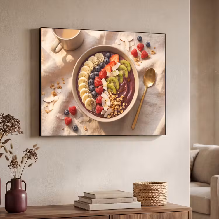 Art Frame - Eten - Ontbijtkom - Fruit - Gezond - Kleurrijk — 4