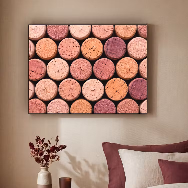Art Frame - Kurk - Patroon - Abstract - Modern - Rood — 2