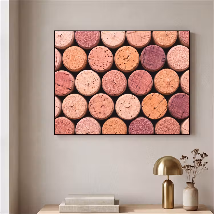 Art Frame - Kurk - Patroon - Abstract - Modern - Rood — 3