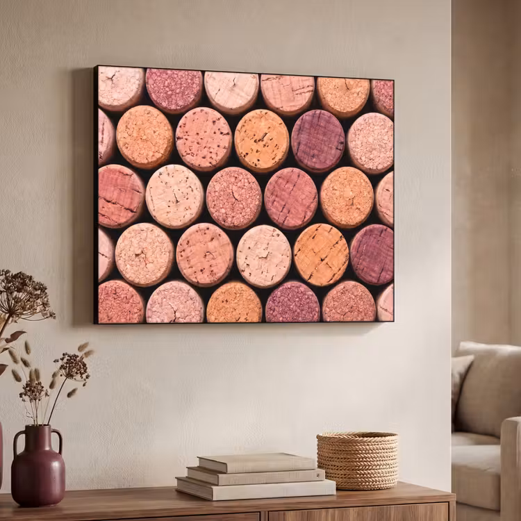 Art Frame - Kurk - Patroon - Abstract - Modern - Rood — 4