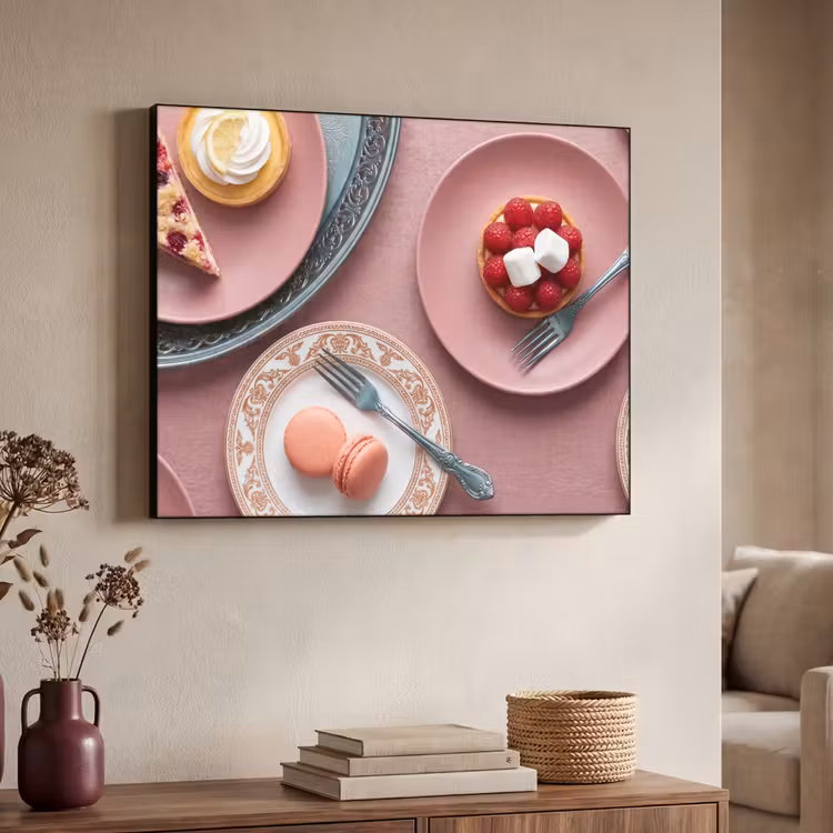 Art Frame - Dessert - Taart - Gebak - Zoet - Roze — 4