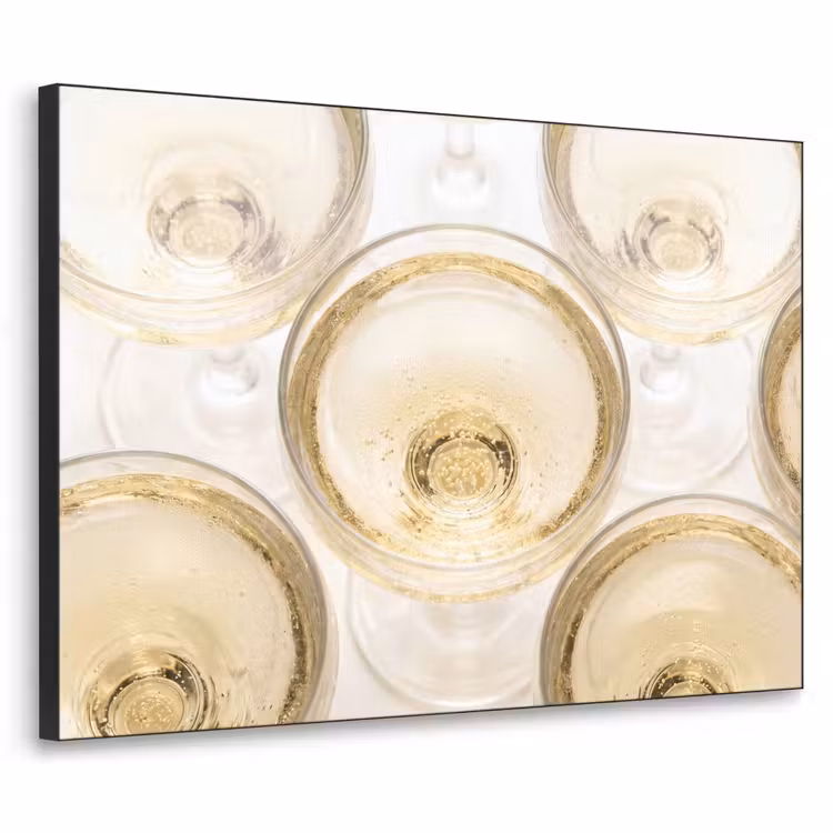 Art Frame - Drank - Glazen - Feest - Goud — 1