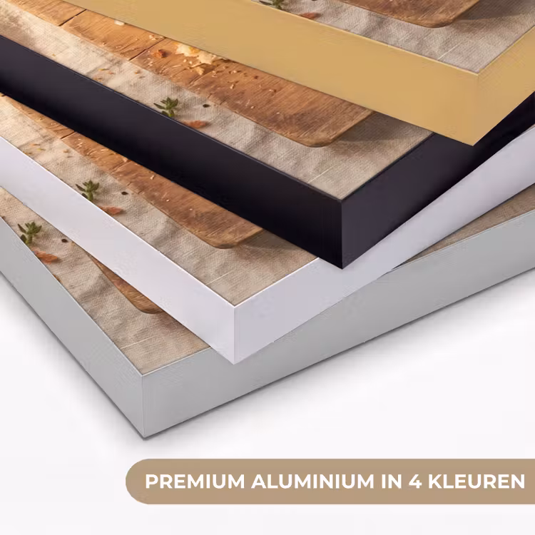 Art Frame - Eten - Ontbijt - Hout - Rustiek - Geel — 5