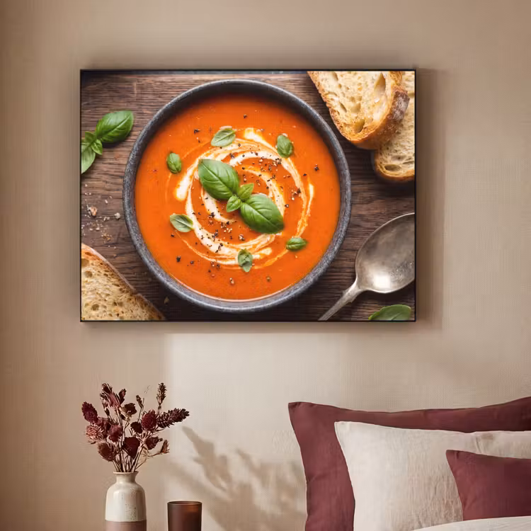 Art Frame - Eten - Soep - Basilicum - Rustiek - Rood — 2