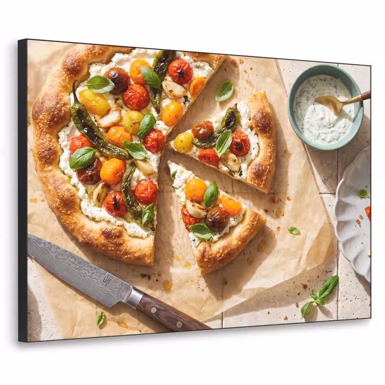 Art Frame - Eten - Tomaten - Basilicum - Maaltijd - Vers — 1