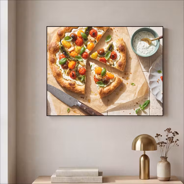 Art Frame - Eten - Tomaten - Basilicum - Maaltijd - Vers — 3