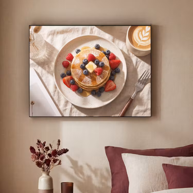 Art Frame - Pannenkoeken - Bessen - Ontbijt - Modern - Beige — 2