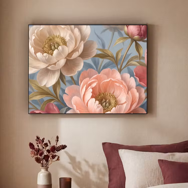 Art Frame - Bloemen - Roze - Beige - Modern - Natuur — 2
