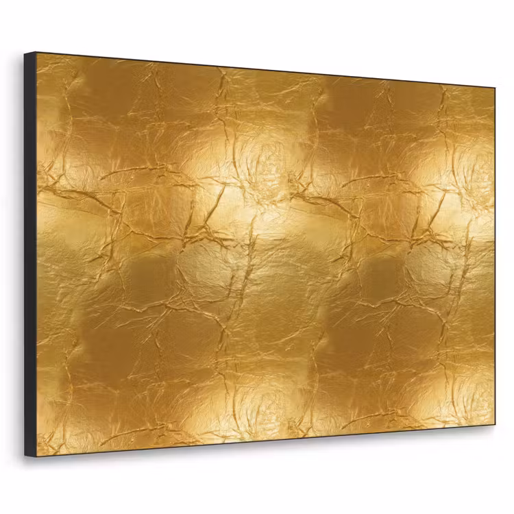 Art Frame - Bladgoud - Vintage - Textuur - Warm Goud — 1