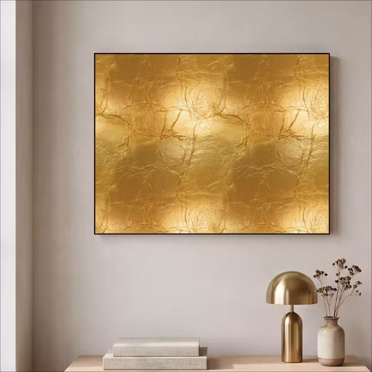 Art Frame - Bladgoud - Vintage - Textuur - Warm Goud — 3