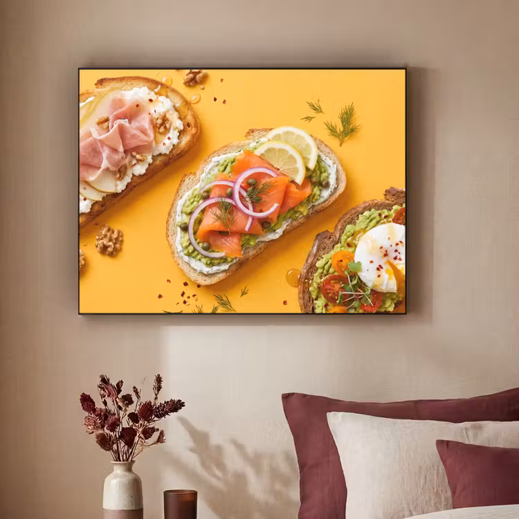 Art Frame - Eten - Brood - Ontbijt - Modern - Kleurrijk — 2