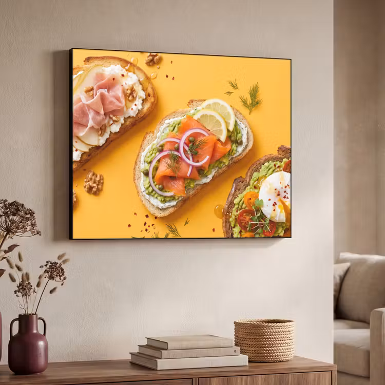 Art Frame - Eten - Brood - Ontbijt - Modern - Kleurrijk — 4
