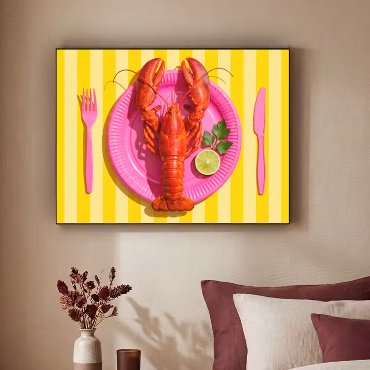 Art Frame - Eten - Roze - Geel - Modern - Culinaire — 2