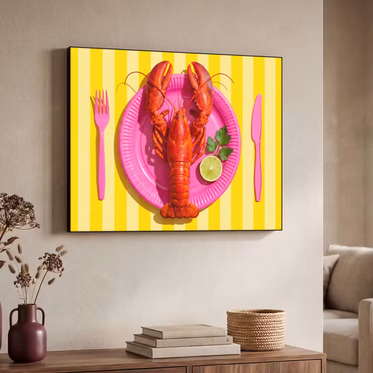 Art Frame - Eten - Roze - Geel - Modern - Culinaire — 4