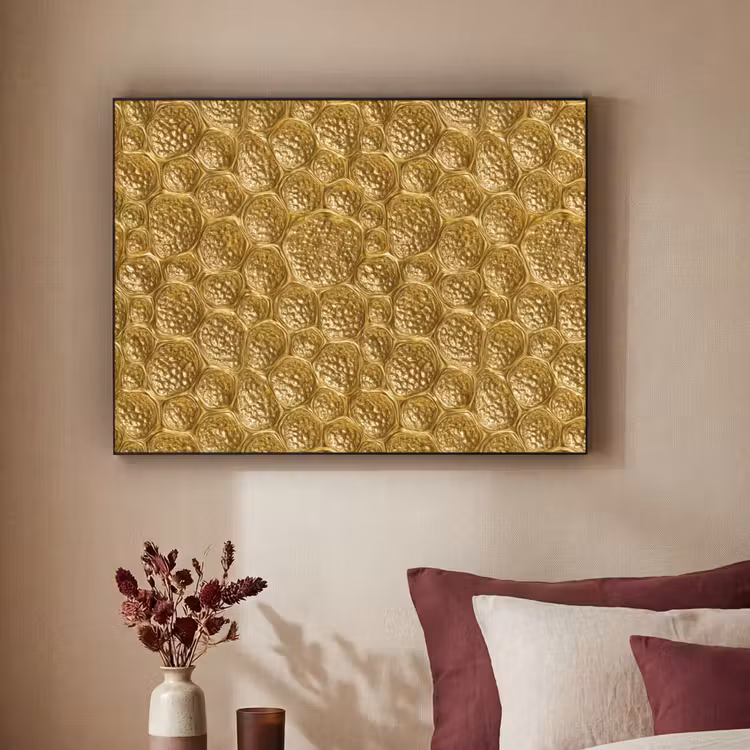 Art Frame - Gehamerd - Mozaïek - Antiek - Goud — 2