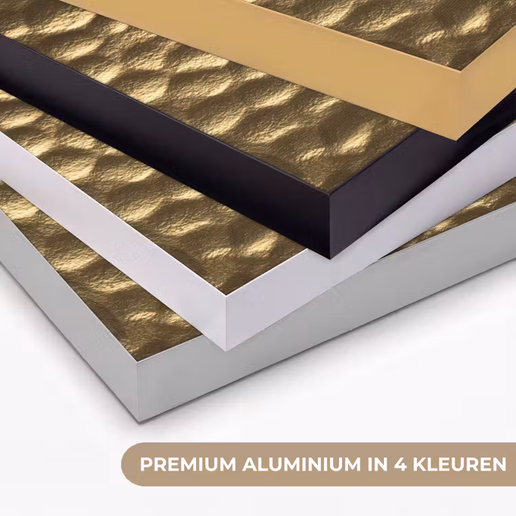 Art Frame - Gehamerd - Reliëf - Textuur - Bronsgoud — 5