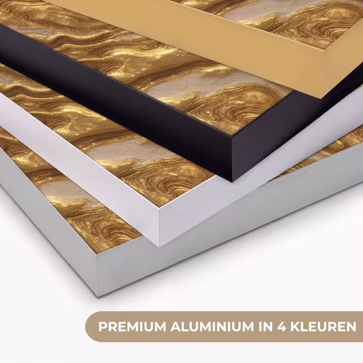 Art Frame - Golven - Organisch - Goud - Crème — 5