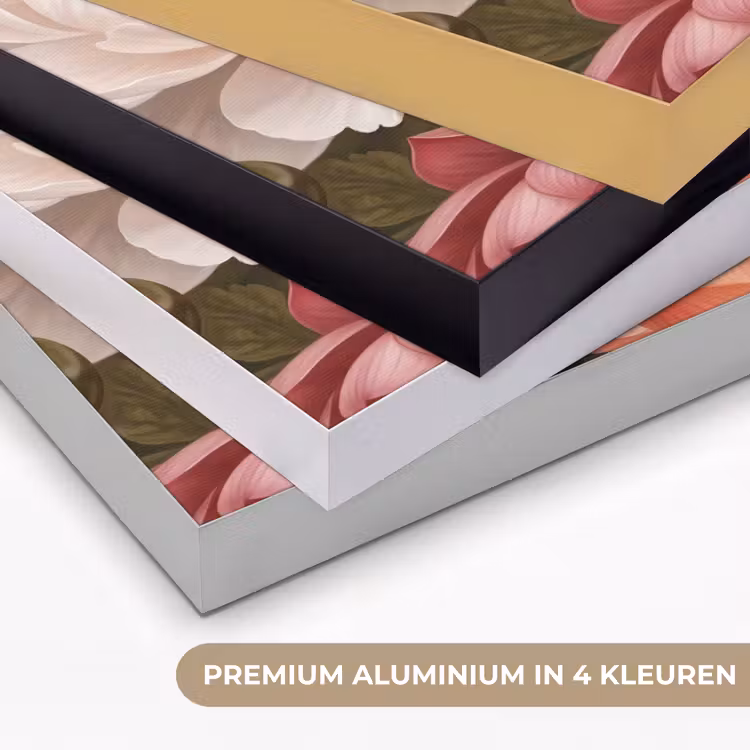 Art Frame - Bloemen - Parels - Elegant - Roze - Wit — 5