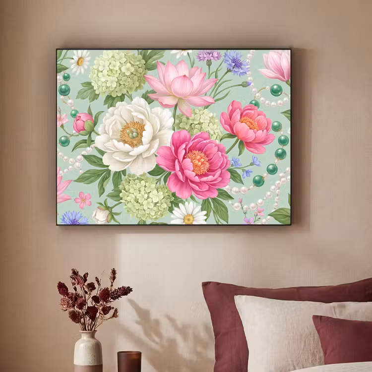 Art Frame - Bloemen - Patroon - Botanisch - Groen — 2