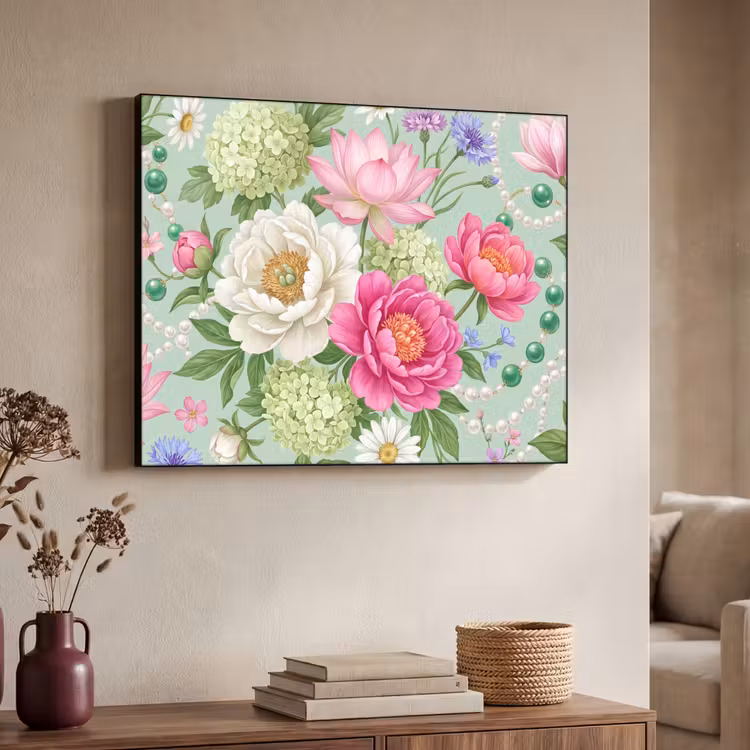 Art Frame - Bloemen - Patroon - Botanisch - Groen — 4