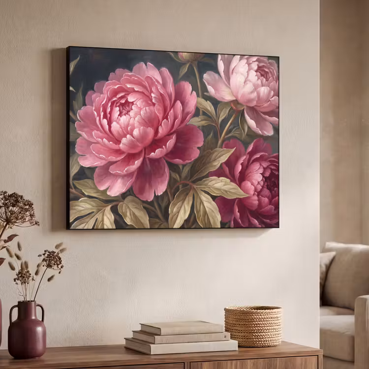 Art Frame - Bloemen - Roze - Klassiek - Natuur — 4