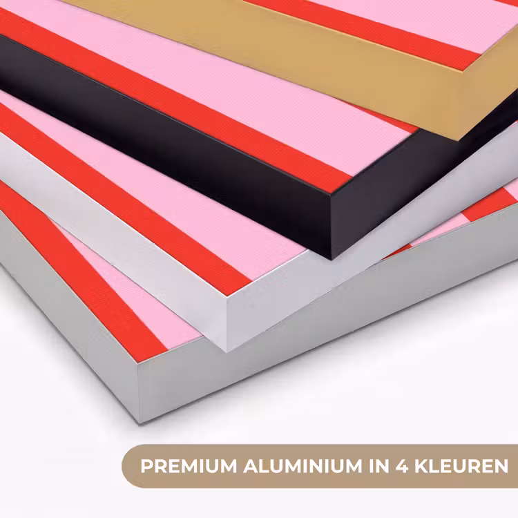 Art Frame - A Little Break - Strepen - Rood - Roze — 5
