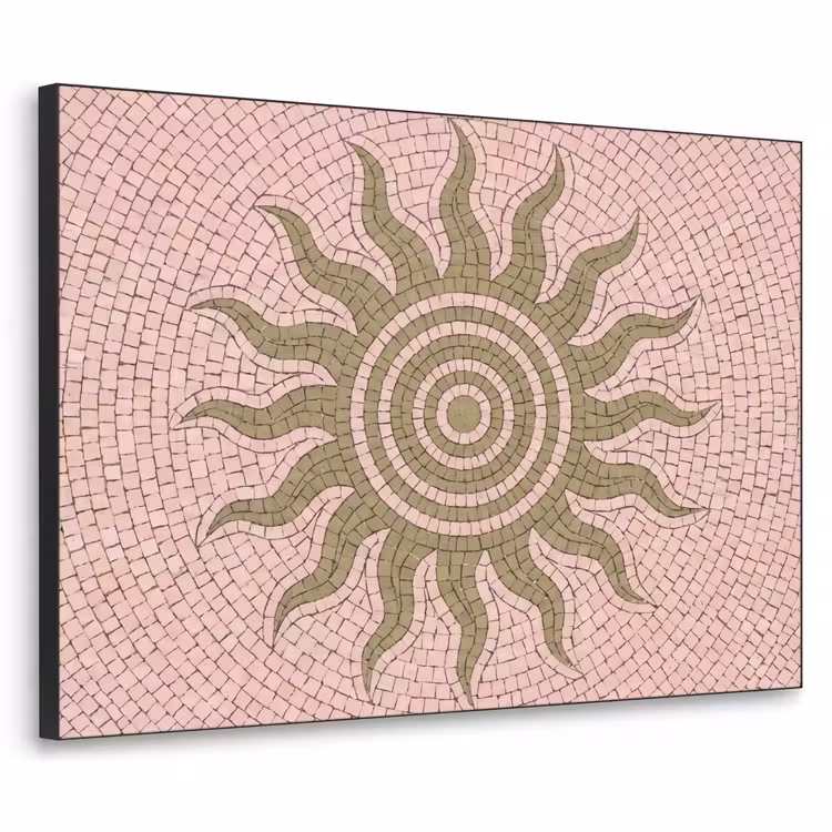 Art Frame - Mozaïek - Zon - Patroon - Klassiek - Roze — 1
