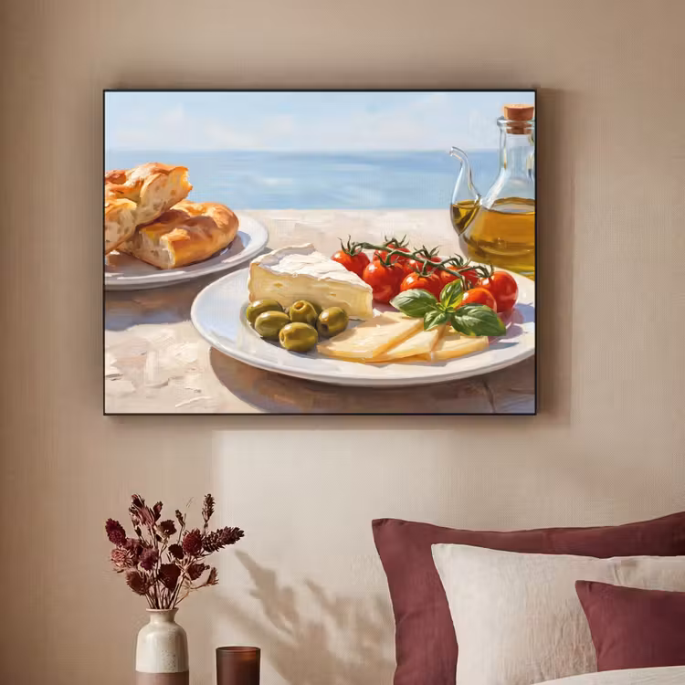 Art Frame - Eten - Middellandse Zee - Natuur - Geschilderd — 2