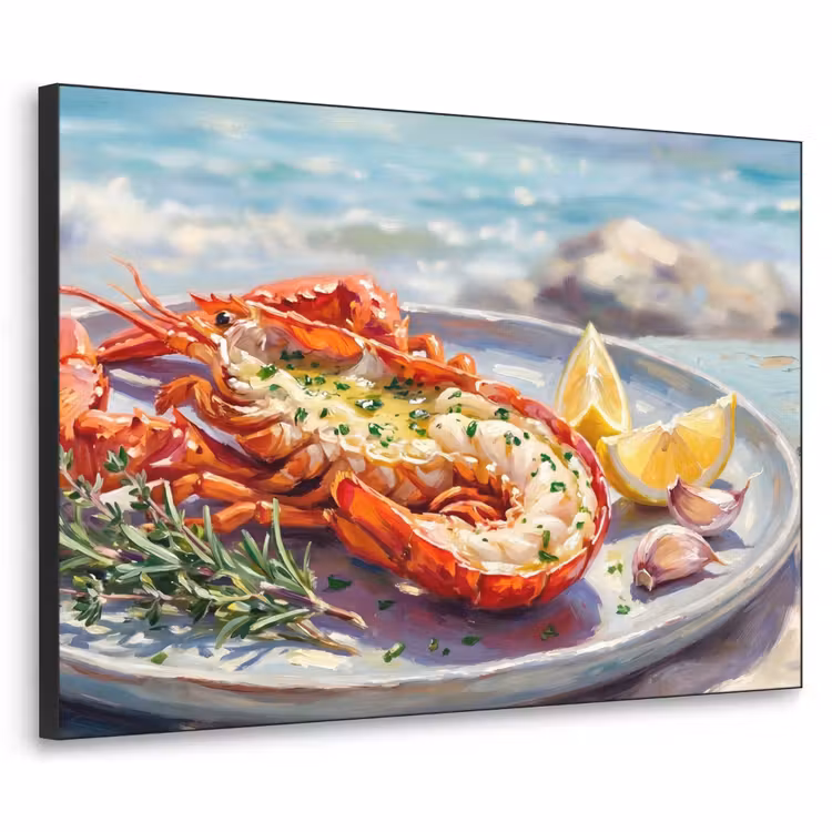 Art Frame - Eten - Zee - Kust - Modern - Blauw — 1