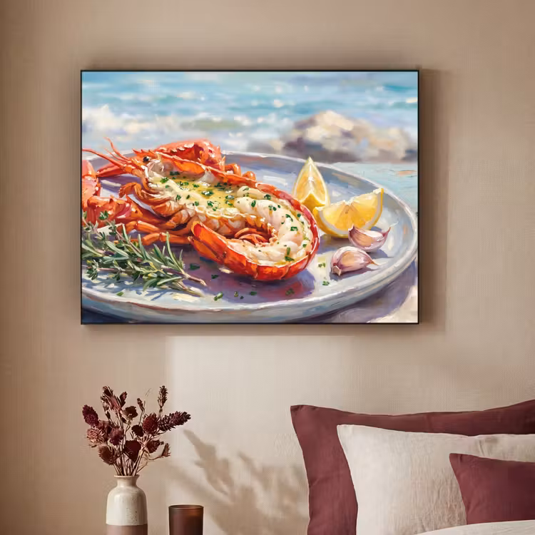 Art Frame - Eten - Zee - Kust - Modern - Blauw — 2