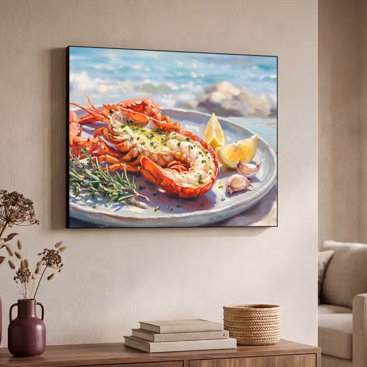 Art Frame - Eten - Zee - Kust - Modern - Blauw — 4
