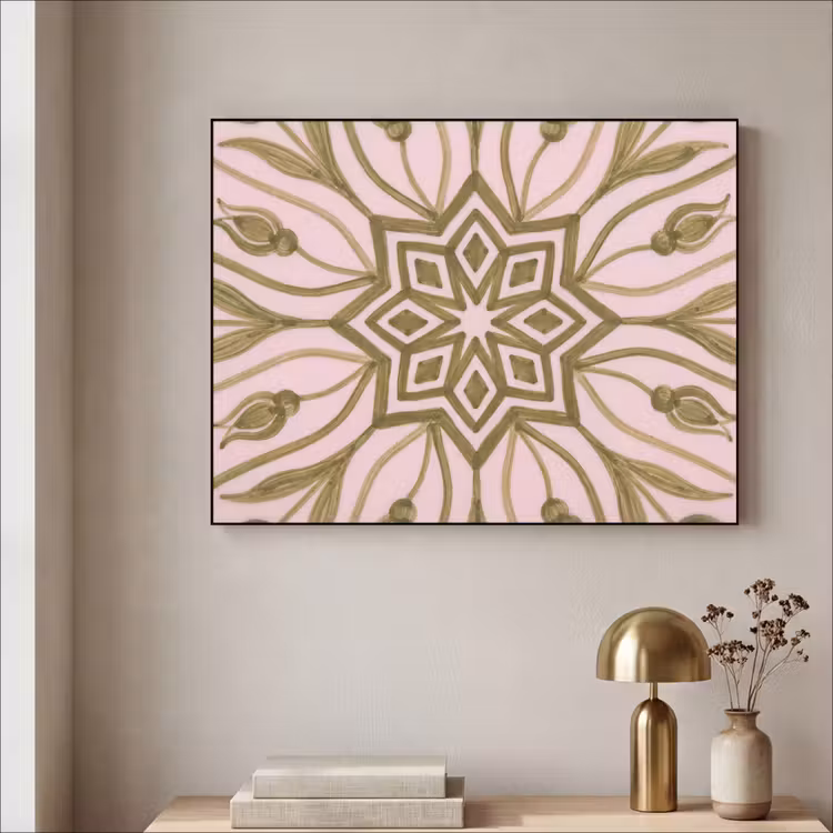 Art Frame - Patroon - Mandala - Decoratie - Abstract - Groen — 3