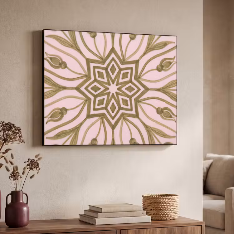 Art Frame - Patroon - Mandala - Decoratie - Abstract - Groen — 4