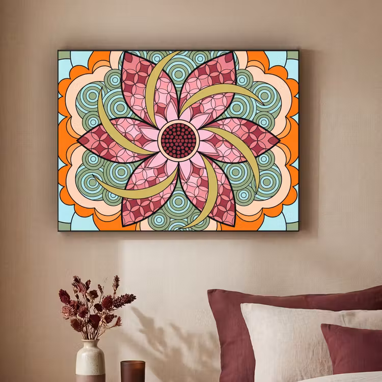 Art Frame - Mandala - Geometrisch - Kunst - Decoratief - Kleurrijk — 2