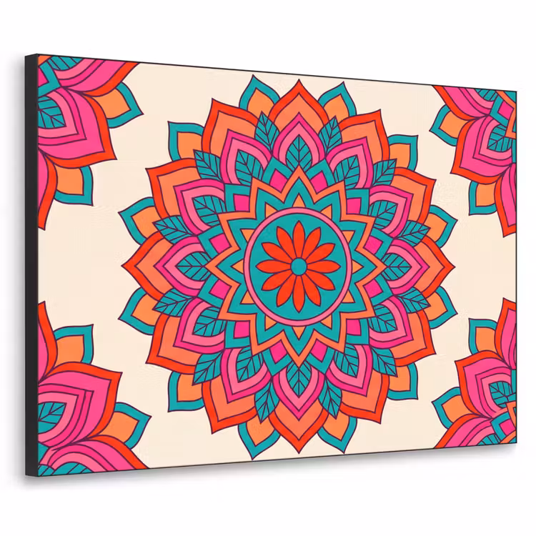 Art Frame - Mandala - Patroon - Abstract - Kleurrijk - Modern — 1