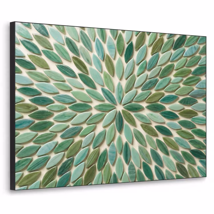 Art Frame - Patroon - Blad - Groen - Abstract — 1