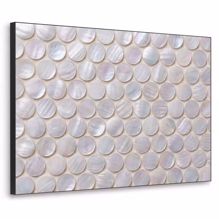 Art Frame - Patroon - Cirkels - Abstract - Modern - Wit — 1