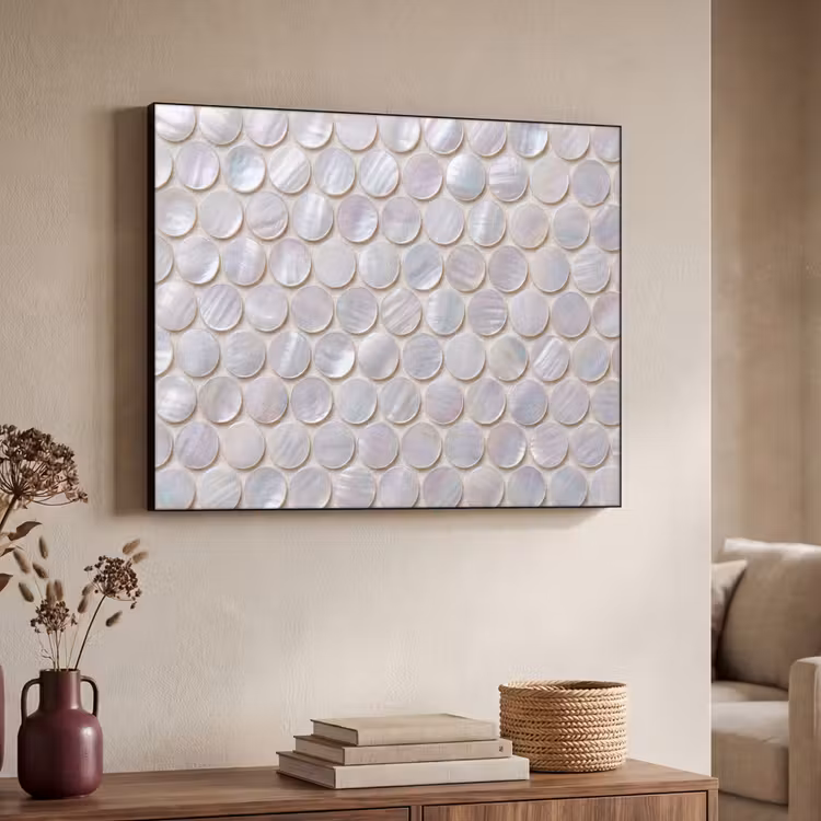 Art Frame - Patroon - Cirkels - Abstract - Modern - Wit — 4