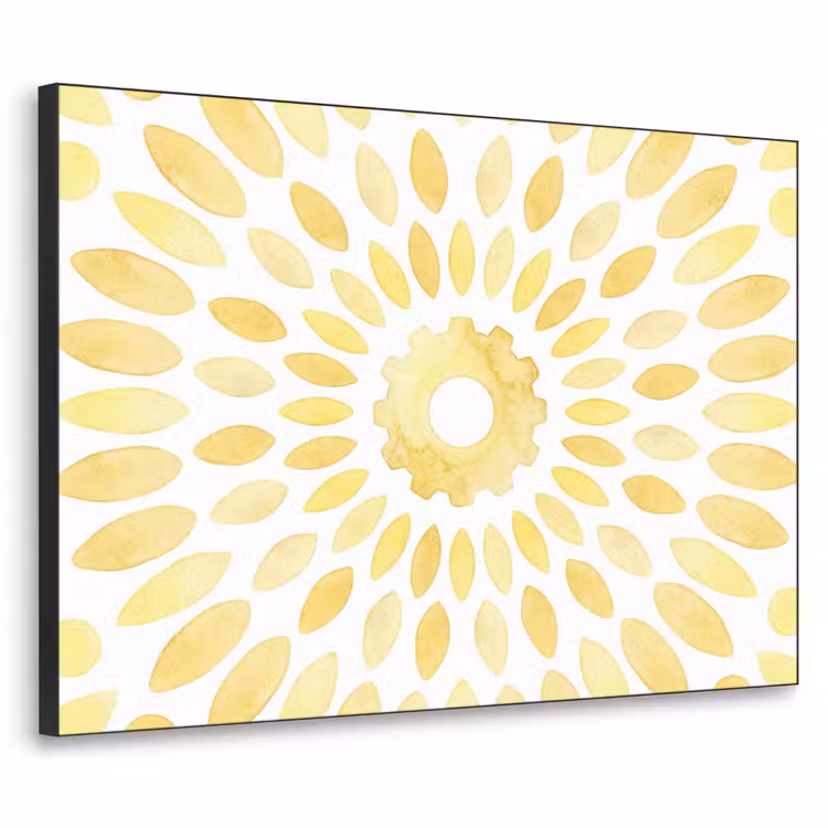 Art Frame - Abstract - Geometrisch - Stralend - Geel — 1