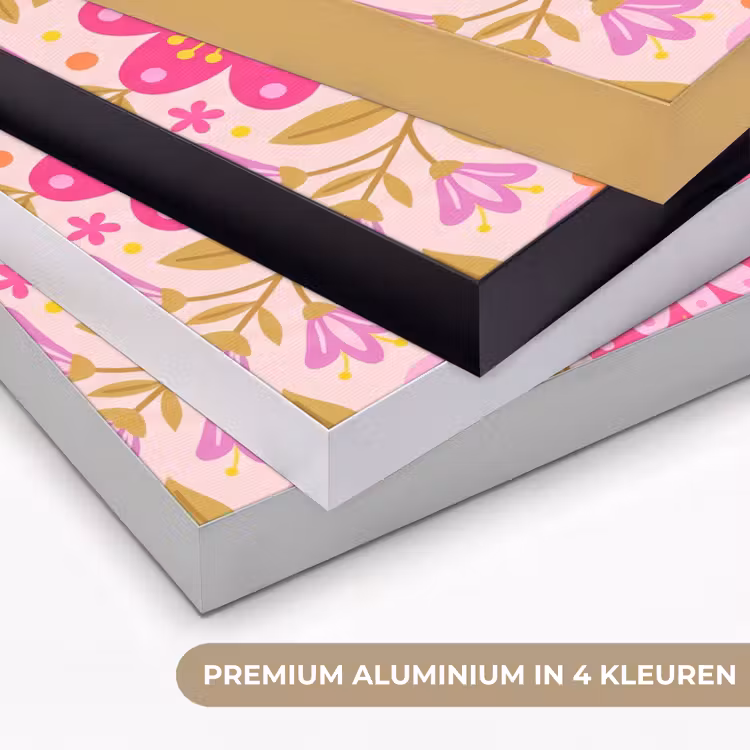 Art Frame - Bloemen - Patroon - Natuur - Abstract - Roze — 5