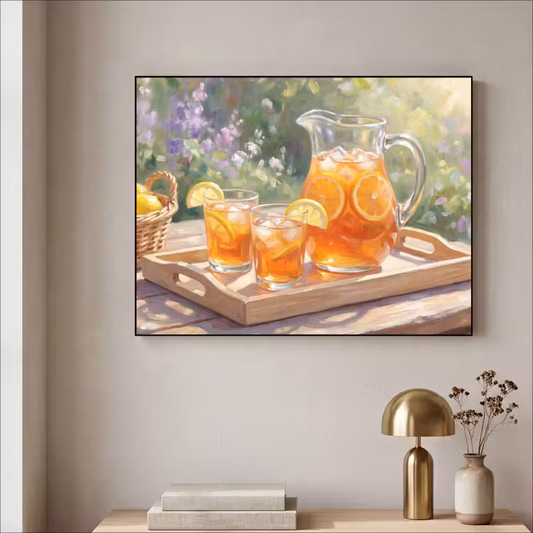 Art Frame - Drank - Citroen - Zomer - Tuin - Geel — 3