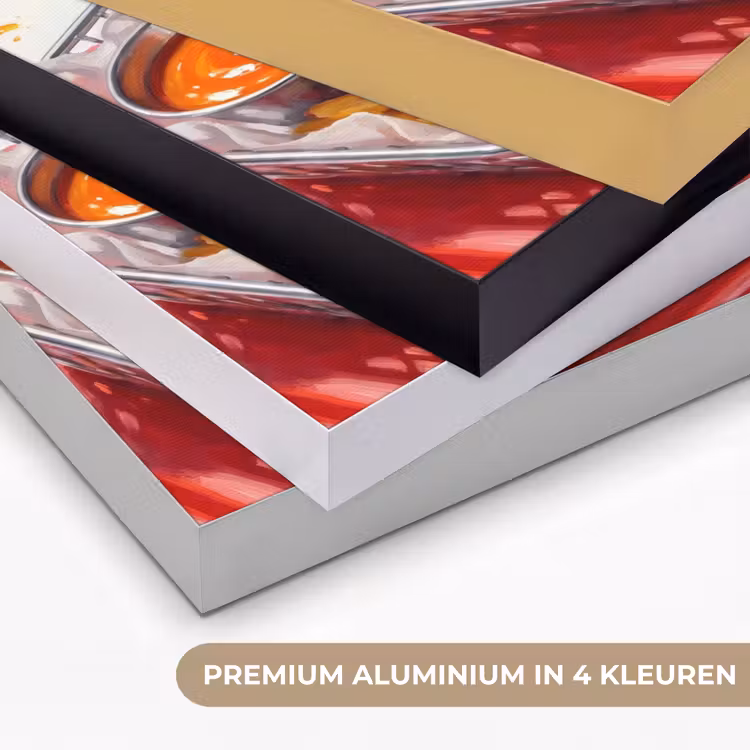 Art Frame - Eten - Hotdog - Fastfood - Modern - Rood — 5