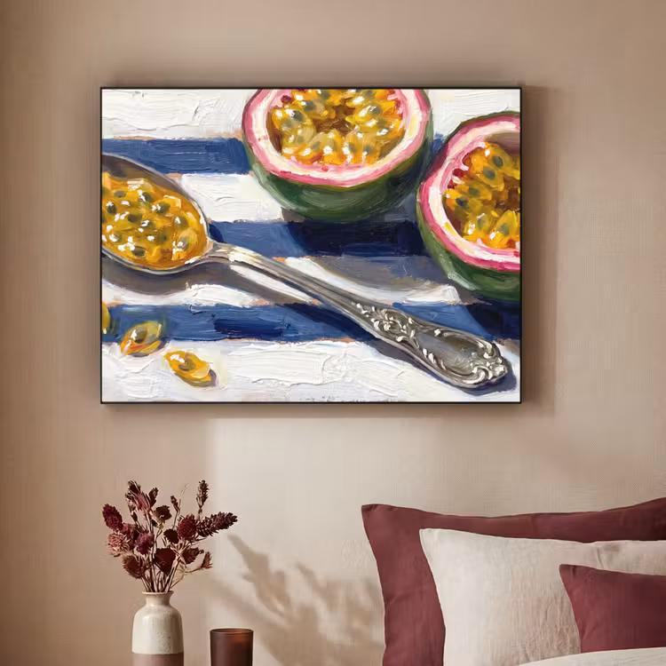Art Frame - Eten - Passievrucht - Tropisch - Modern - Kleurrijk — 2